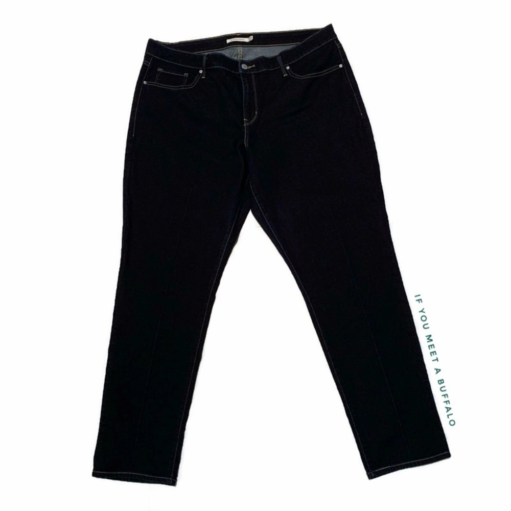 Levi’s 311 Women’s 20W Shaping Skinny Jeans Mid-Rise Dark Wash Stetch